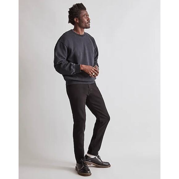 MADEWELL Men's Athletic Slim Jean 31x32 Black Denim Stretch NG307 NWT - Picture 3 of 13